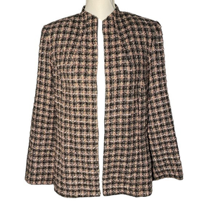 Studio1 Tweed Collarless Blazer‎